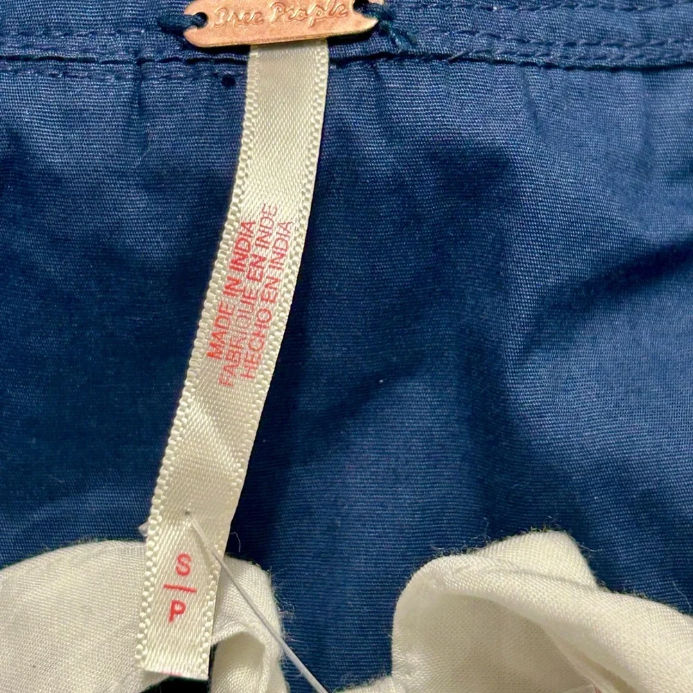 Free People Sail Away With Me Navy Sleeveless Top - Picture 10 of 11